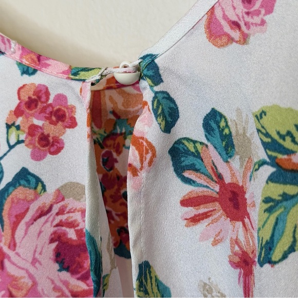 Ambiance Apperal | Floral Cami Tank Top Lightweight Open Back Pullover Camisole - Picture 9 of 11